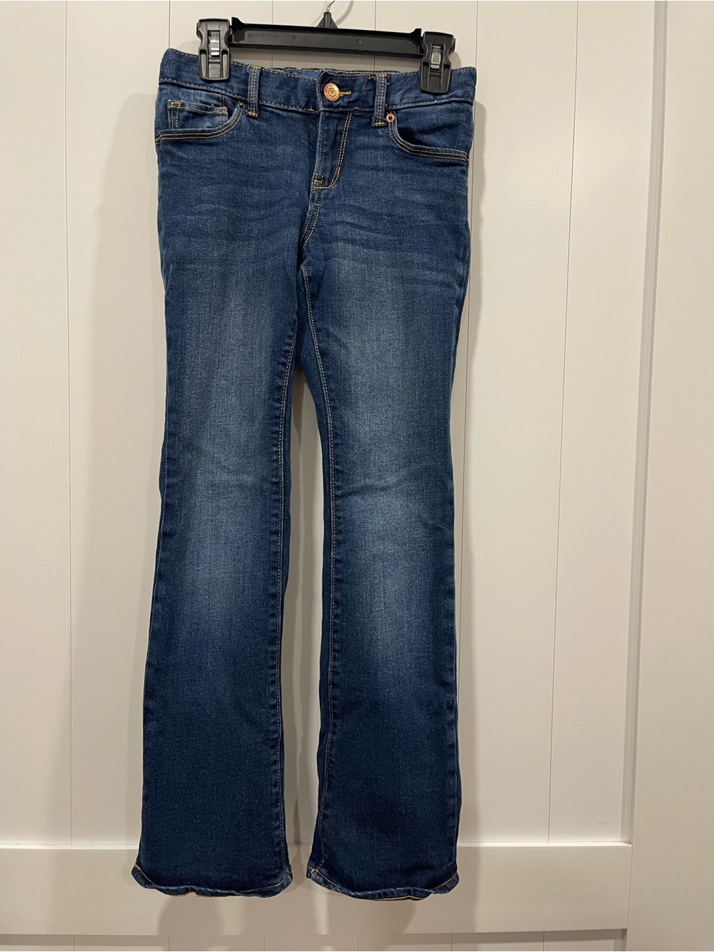 Old Navy Girls Dark Blue Flared Jeans 8 regular